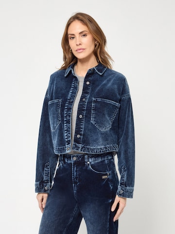 Gang Between-season jacket '94LUNA CROPPED' in Blue: front