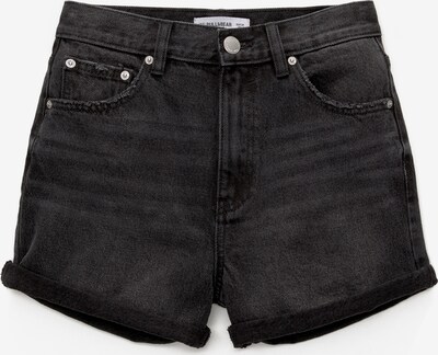 Pull&Bear Shorts in black denim, Produktansicht