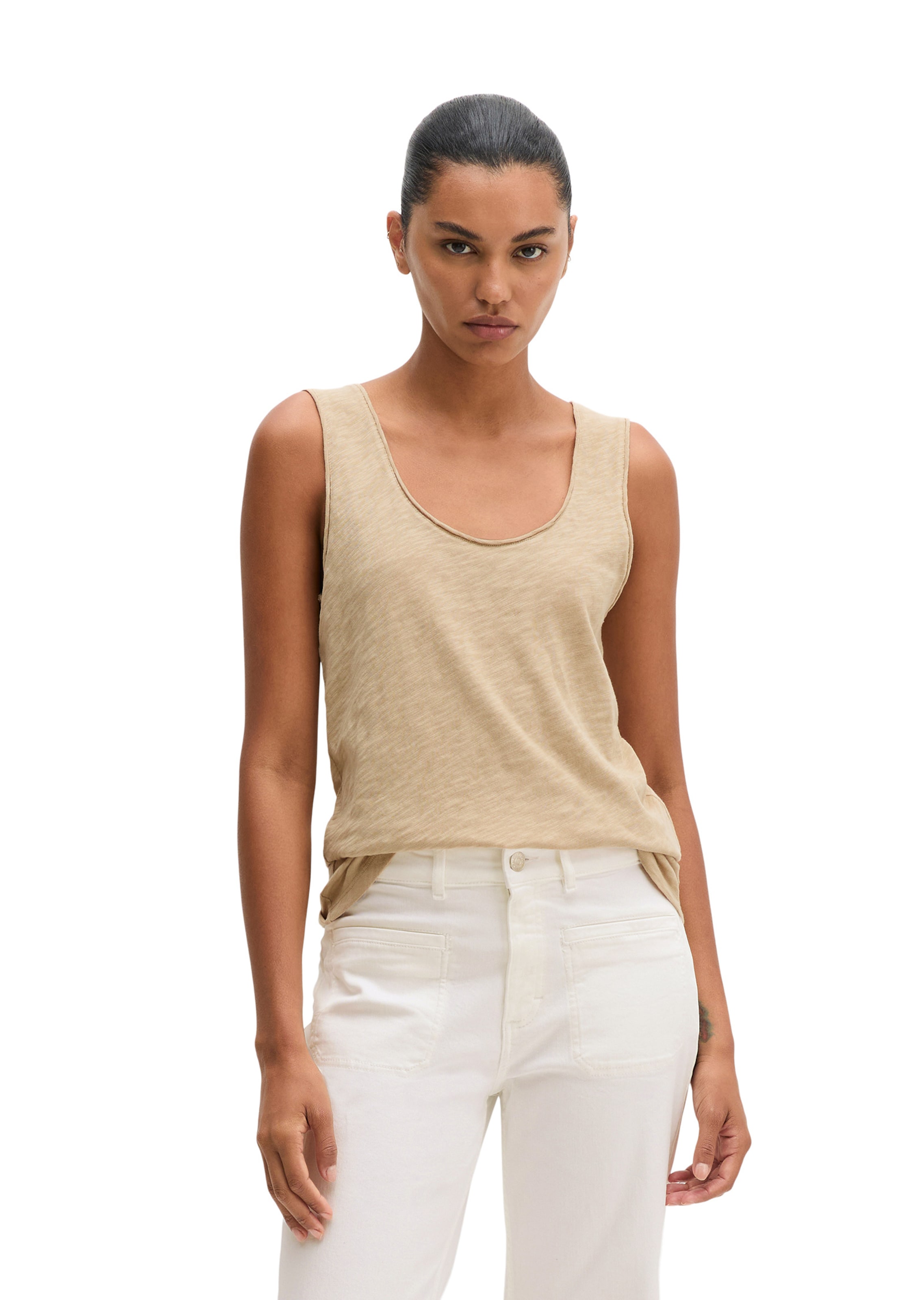 Marc O'Polo Top in Beige: front