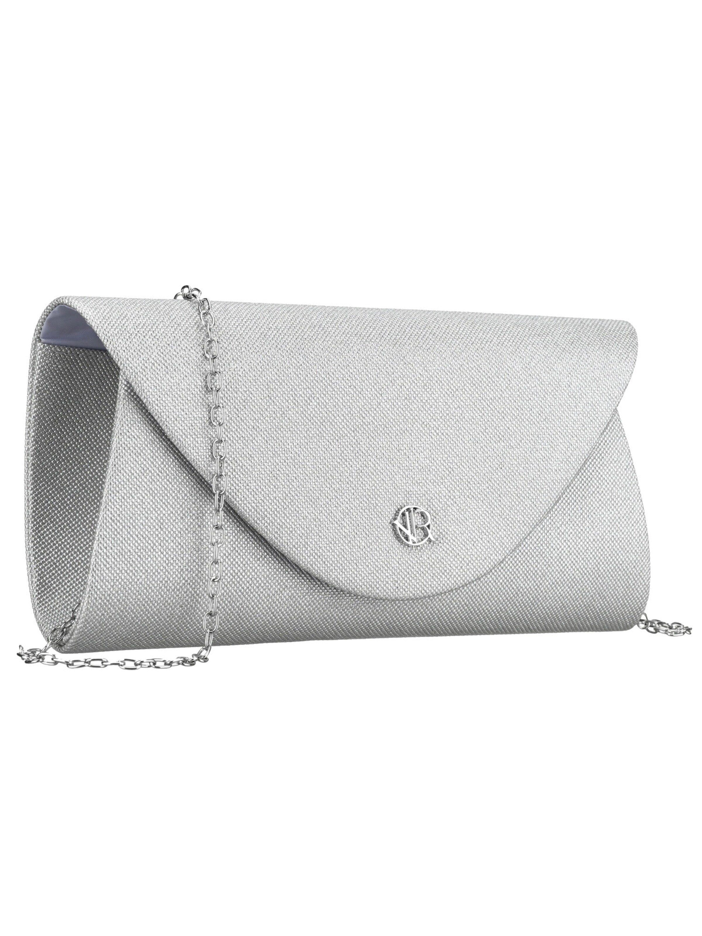 Tomshop24-7 Clutch 'Elena II Rovicky'‌‌‌‌‌‌‌‌ in Silber: Vorderseite
