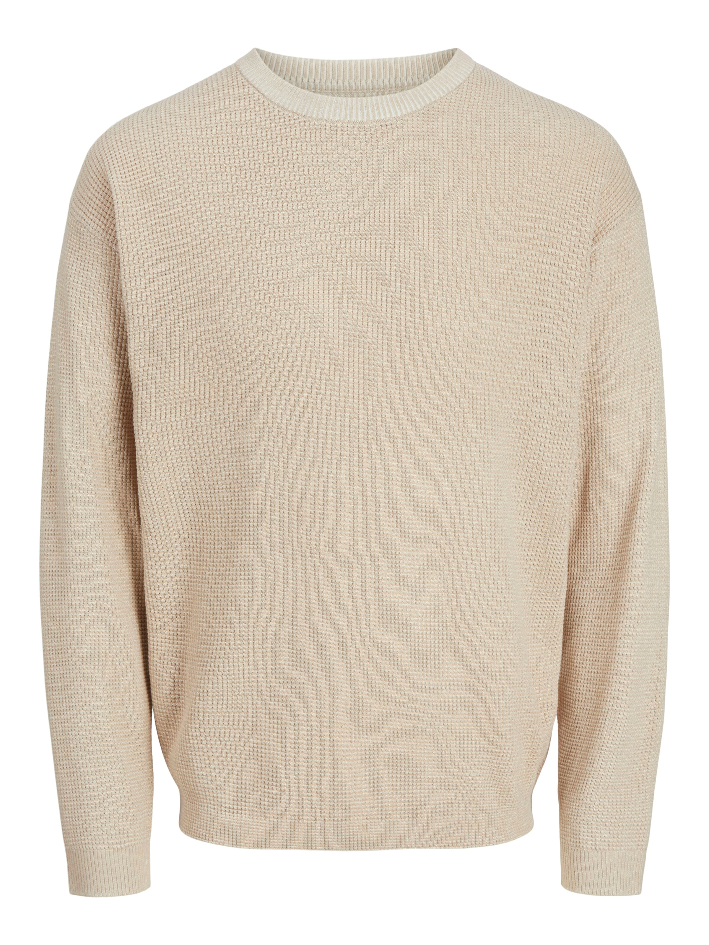 JACK & JONES Pullover 'JJWALTER' in Beige: Vorderseite