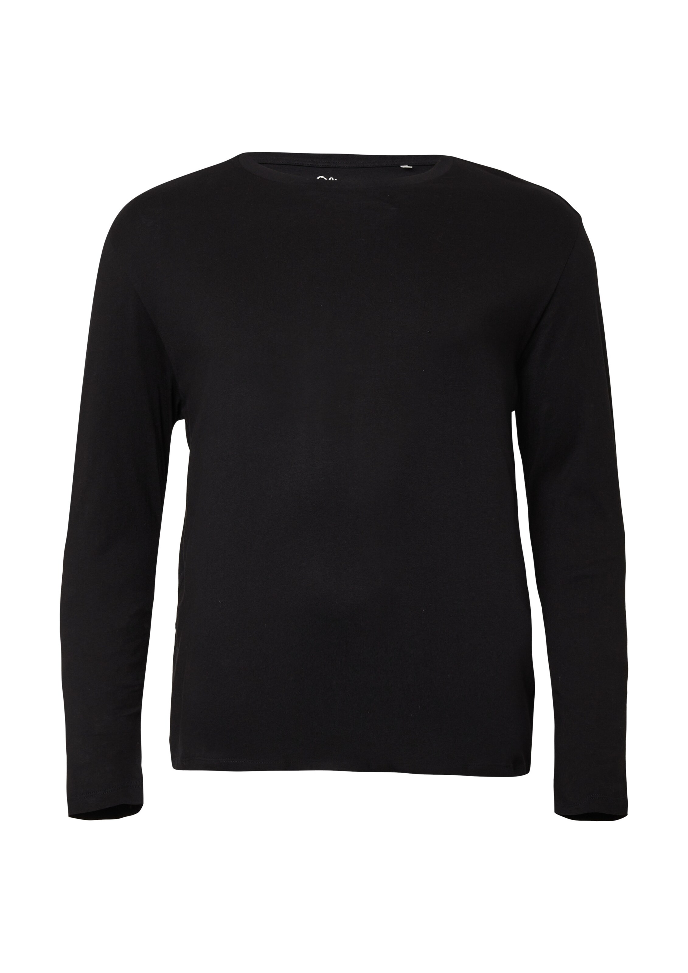 s.Oliver Men Big Sizes Shirt in Schwarz: Vorderseite