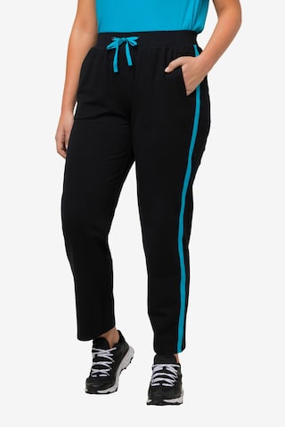 Regular Pantalon Ulla Popken en noir : devant