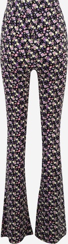 Pieces Tall Flared Broek 'NALA' in Zwart