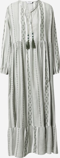 Zwillingsherz Vestido 'Marou' en verde oscuro / blanco, Vista del producto