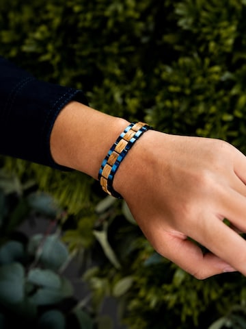Holzwerk - Pulsera 'CHIEMSEE' en azul