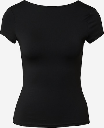 WEEKDAY Koszulka 'Gizem' w kolorze czarny: przód