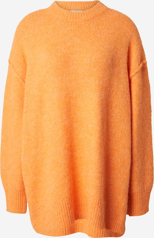 TOPSHOP Sweater in Orange: front
