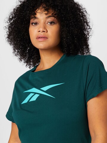 Reebok - Camiseta funcional en verde