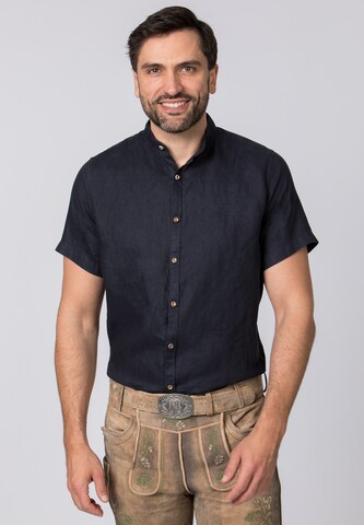 STOCKERPOINT Comfort fit Button Up Shirt 'Hamilton' in Blue: front