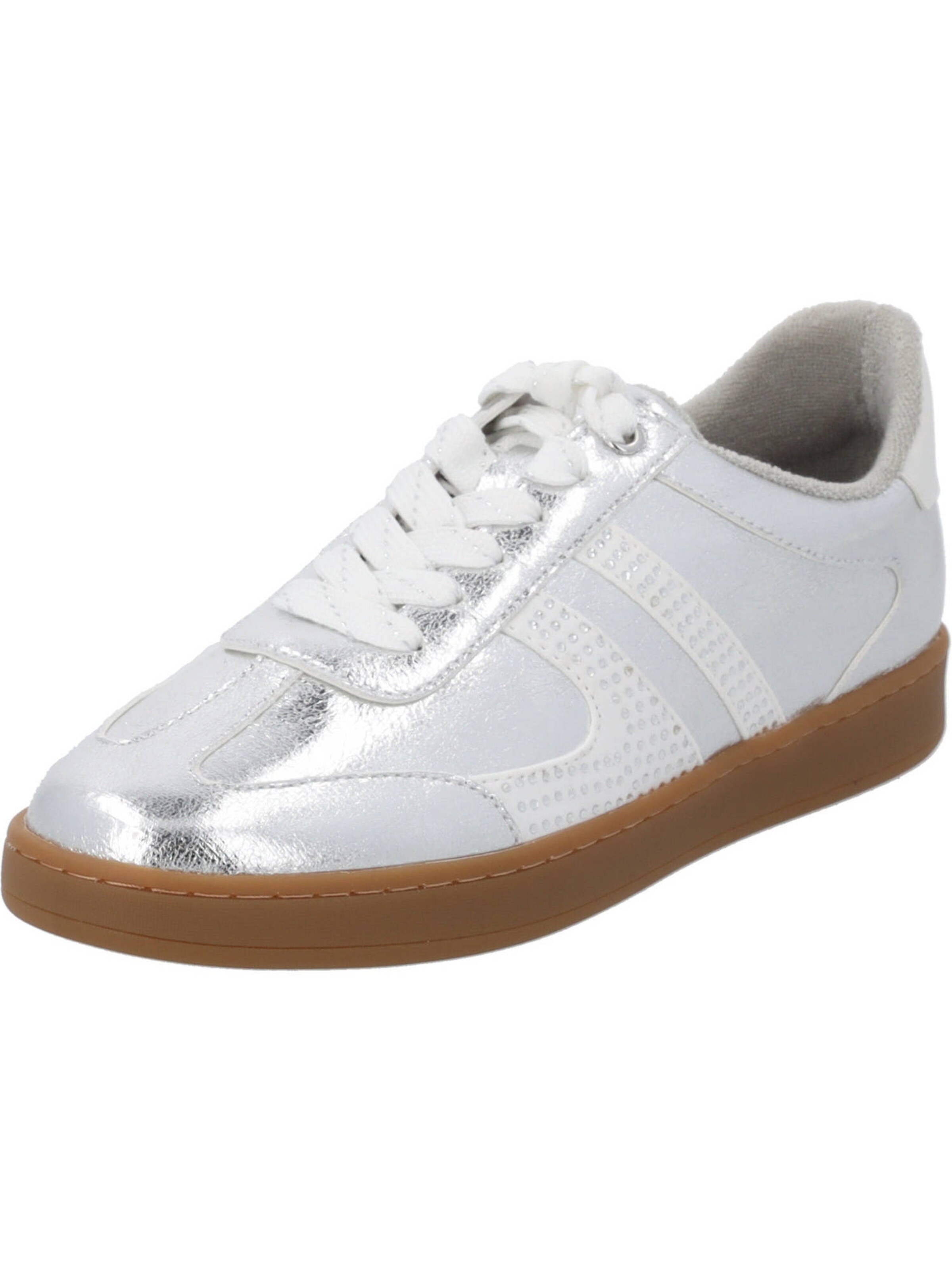 LA STRADA Sneakers in Silver: front