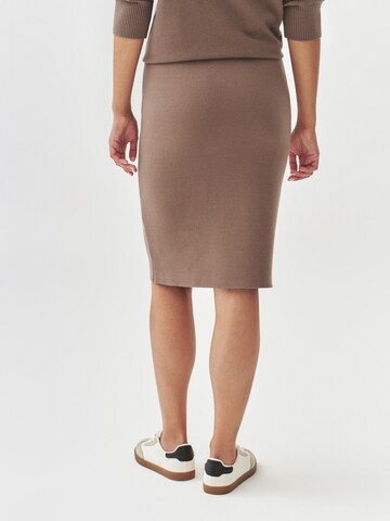 TATUUM Skirt 'Wirkware GEME' in Beige