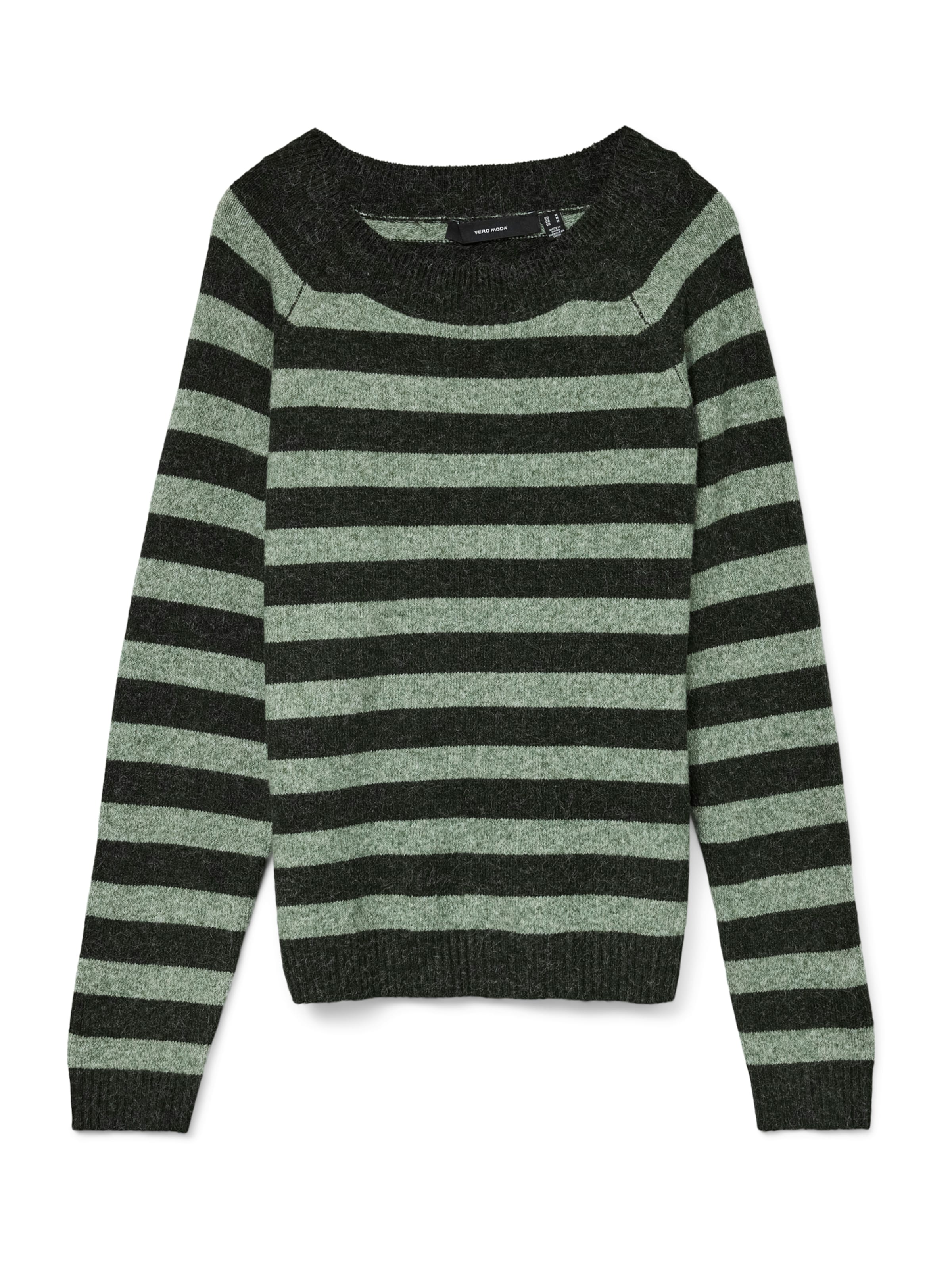 VERO MODA Пуловер 'VMDoffy' в зелено: отпред