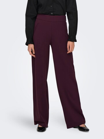 JDY Wide leg Broek 'JDYLOUISVILLE CATIA' in Rood: voorkant