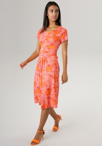 Aniston SELECTED Summer Dress in Orange