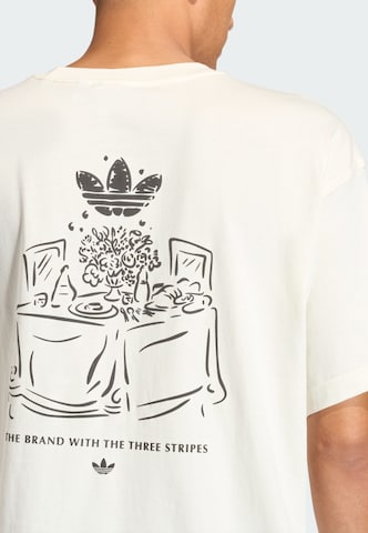 T-Shirt 'Supper Club' ADIDAS ORIGINALS en blanc