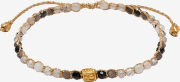 Bracelet Samapura Jewelry en marron : devant