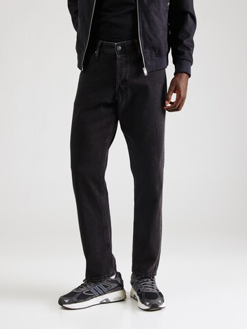 JACK & JONES Loose fit Jeans 'JJIChris JJOriginal' in Black: front