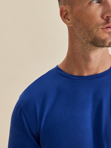 DAN FOX APPAREL Regular Fit T-Shirt 'Piet' in Blau