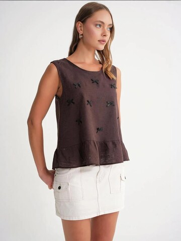 MixRay - Blusa em castanho
