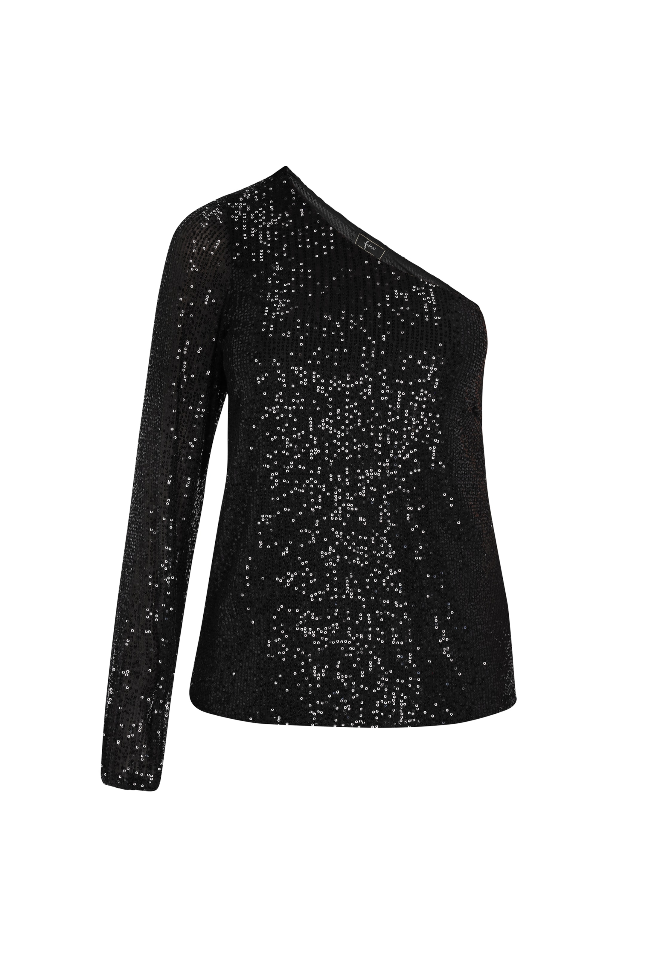 faina Μπλούζα 'Fashion Look' σε μαύρο: μπροστά