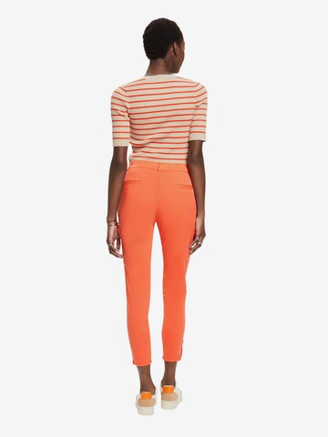 Coupe slim Pantalon cargo ESPRIT en orange