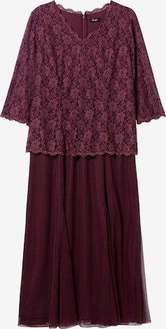 SHEEGO Evening Dress in Purple: front