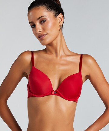 Hunkemöller Push-up BH in Rot: Vorderseite
