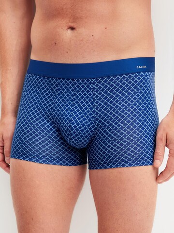 CALIDA Boxershorts 'Cotton Code Design'‌ in Blau
