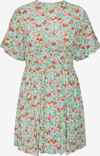 PIECES Mekko 'Korine' värissä vihreä / pastellinvihreä / oranssi / punainen, Tuotenäkymä