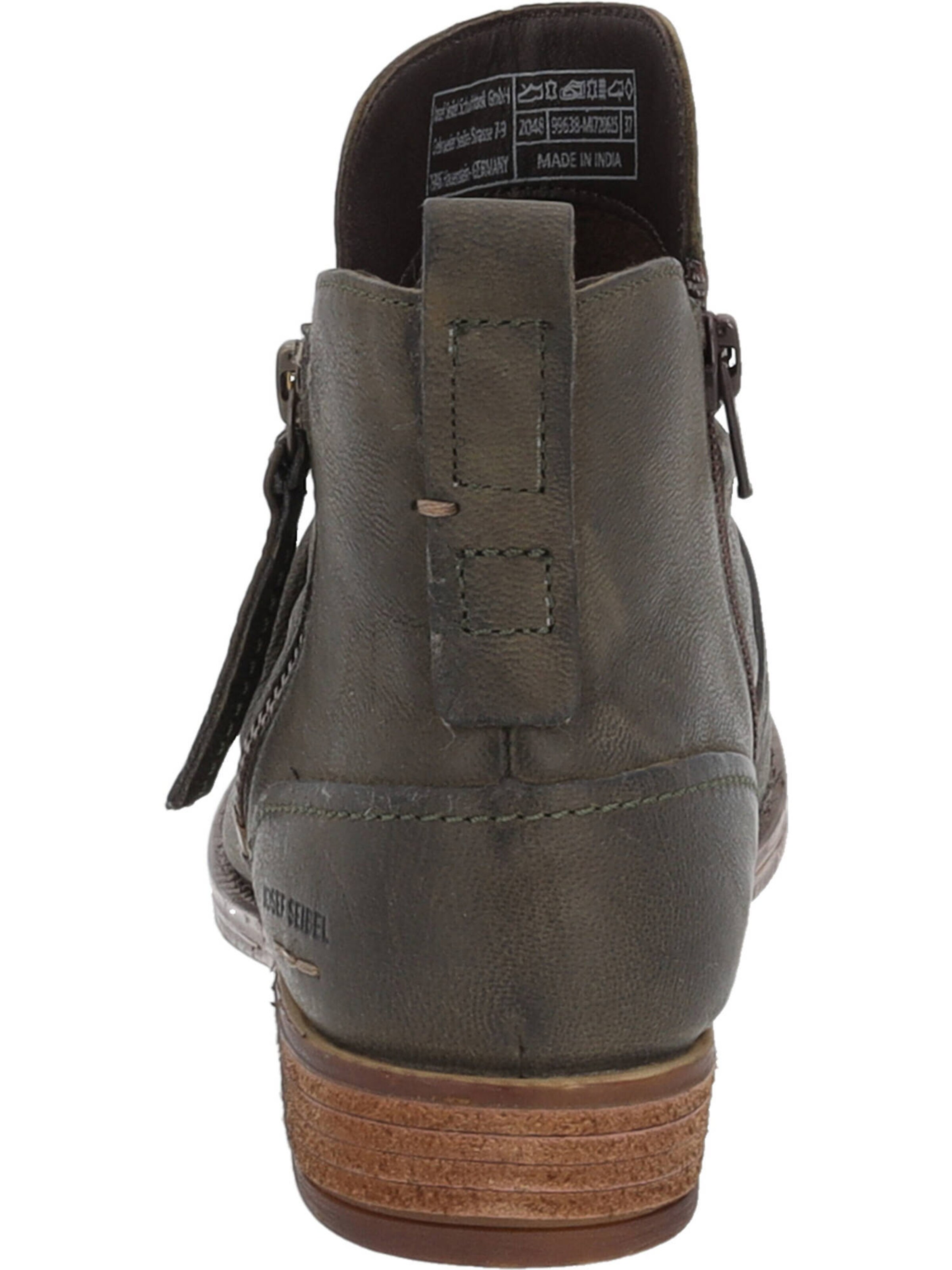 JOSEF SEIBEL Enkellaarsjes 'Sienna' in Groen