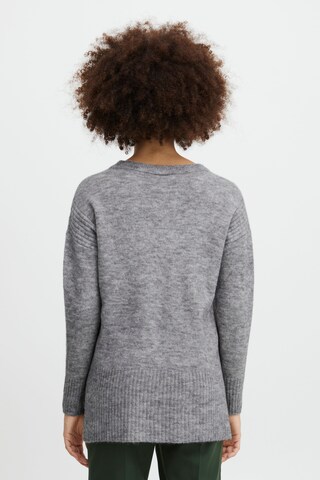 Pull-over 'KAMARA' ICHI en gris