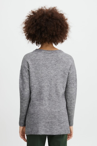 ICHI Sweater 'KAMARA' in Grey
