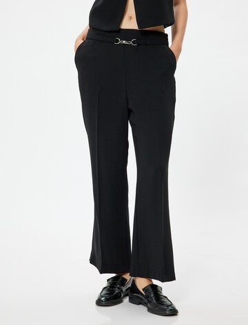 Koton Wide leg Broek in Zwart: voorkant
