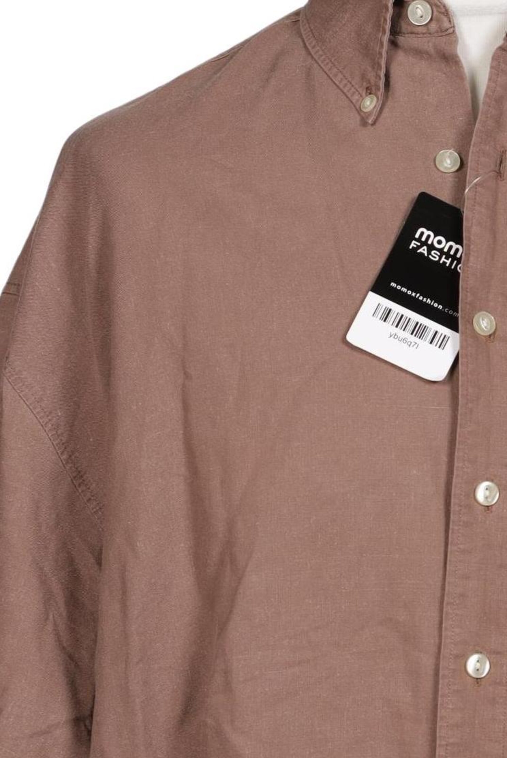 HECHTER PARIS Button Up Shirt in XL in Brown