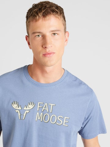 Fat Moose Tričko – modrá