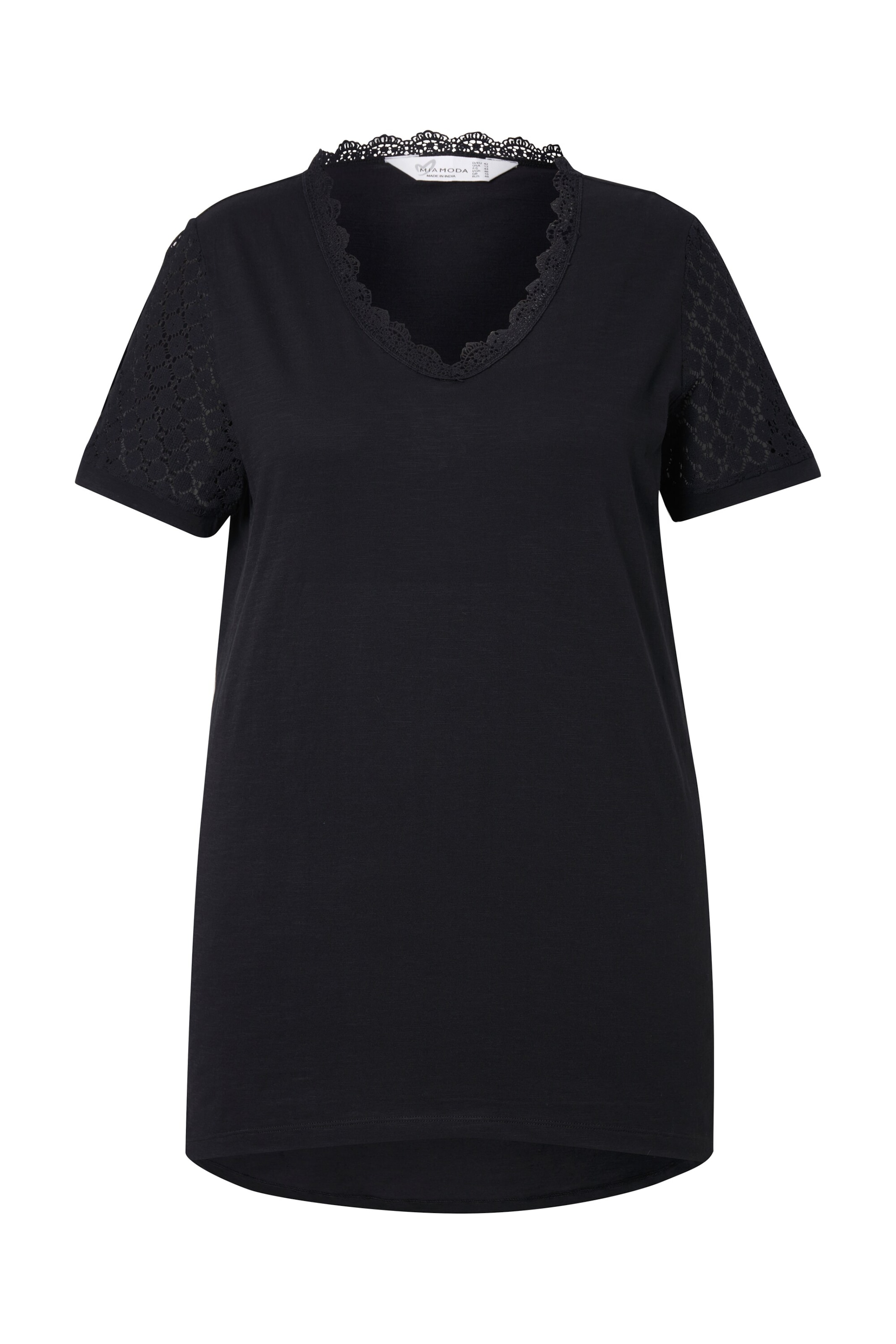 MIAMODA Shirt in Black: front