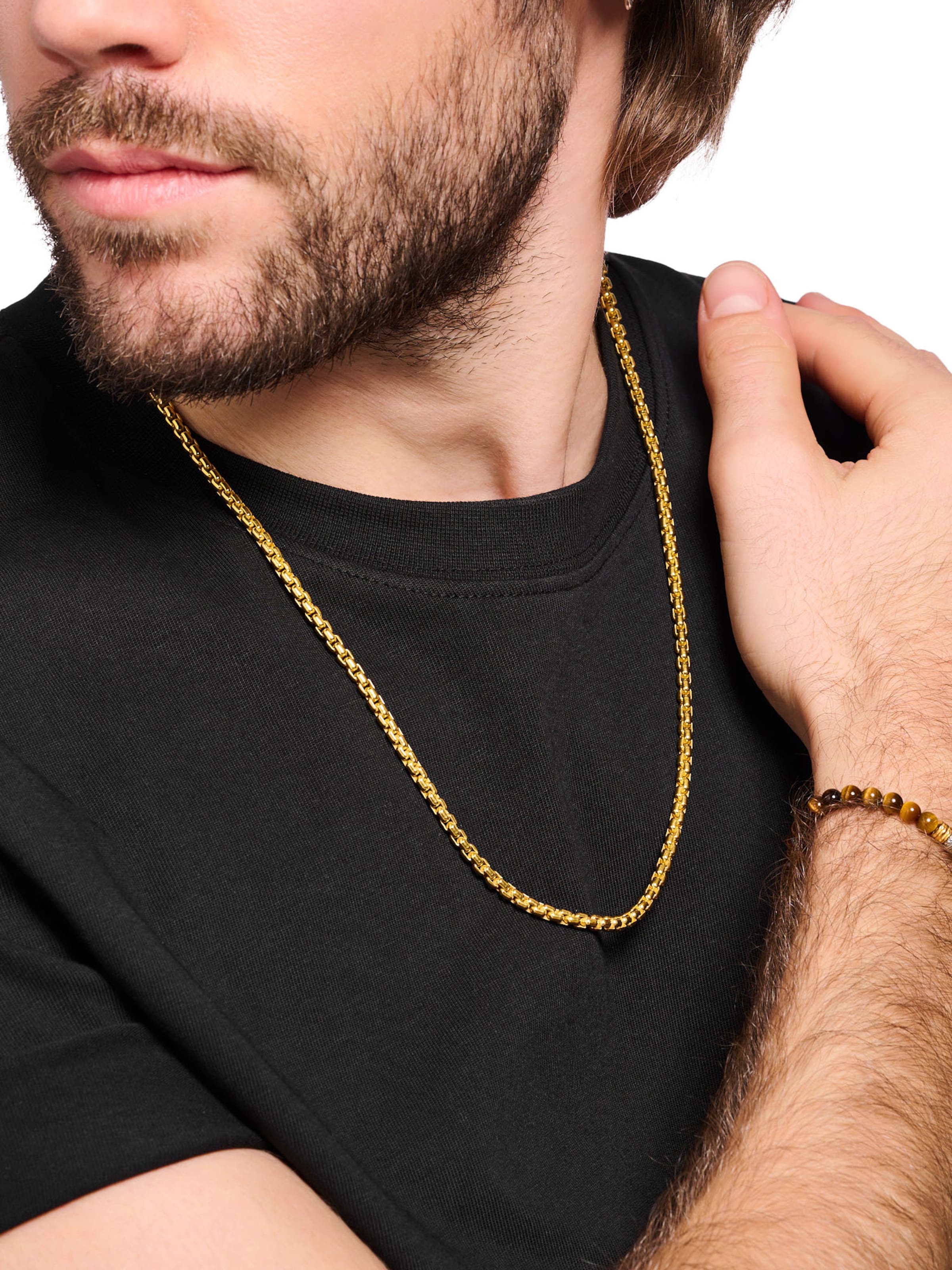 Thomas Sabo Kette 'Venezia' in Gold: Vorderseite