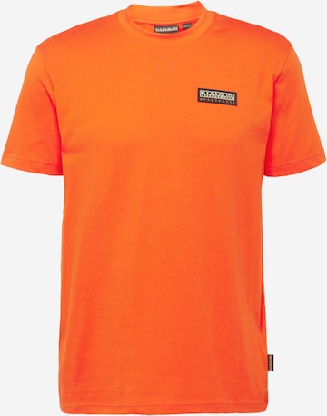 NAPAPIJRI Shirt 'S-IAATO' in Oranje: voorkant