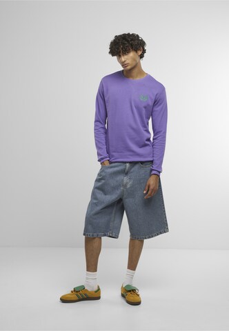Mister Tee Sweatshirt 'Courtside Sports' in Lila