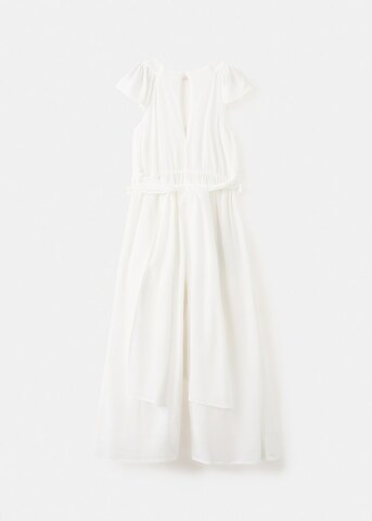 MANGO KIDS Dungarees 'Leonor' in White