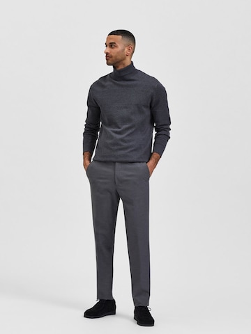 pilka SELECTED HOMME Standartinis „Chino“ stiliaus kelnės