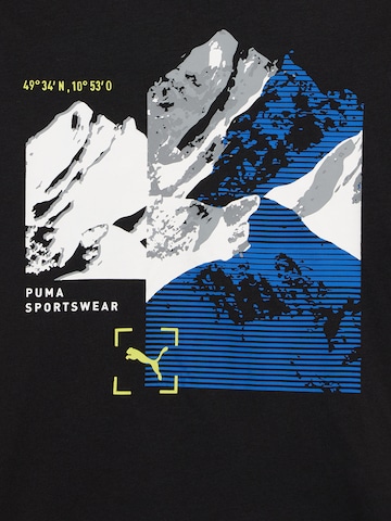 PUMA Koszulka 'Mountain' w kolorze czarny