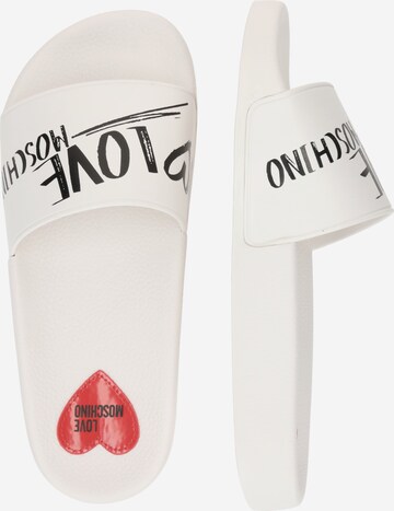 Mule Love Moschino en blanc