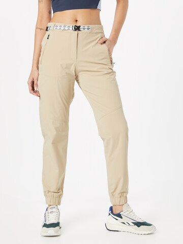 ICEPEAK Tapered Outdoor trousers 'Marinette' in Beige: front