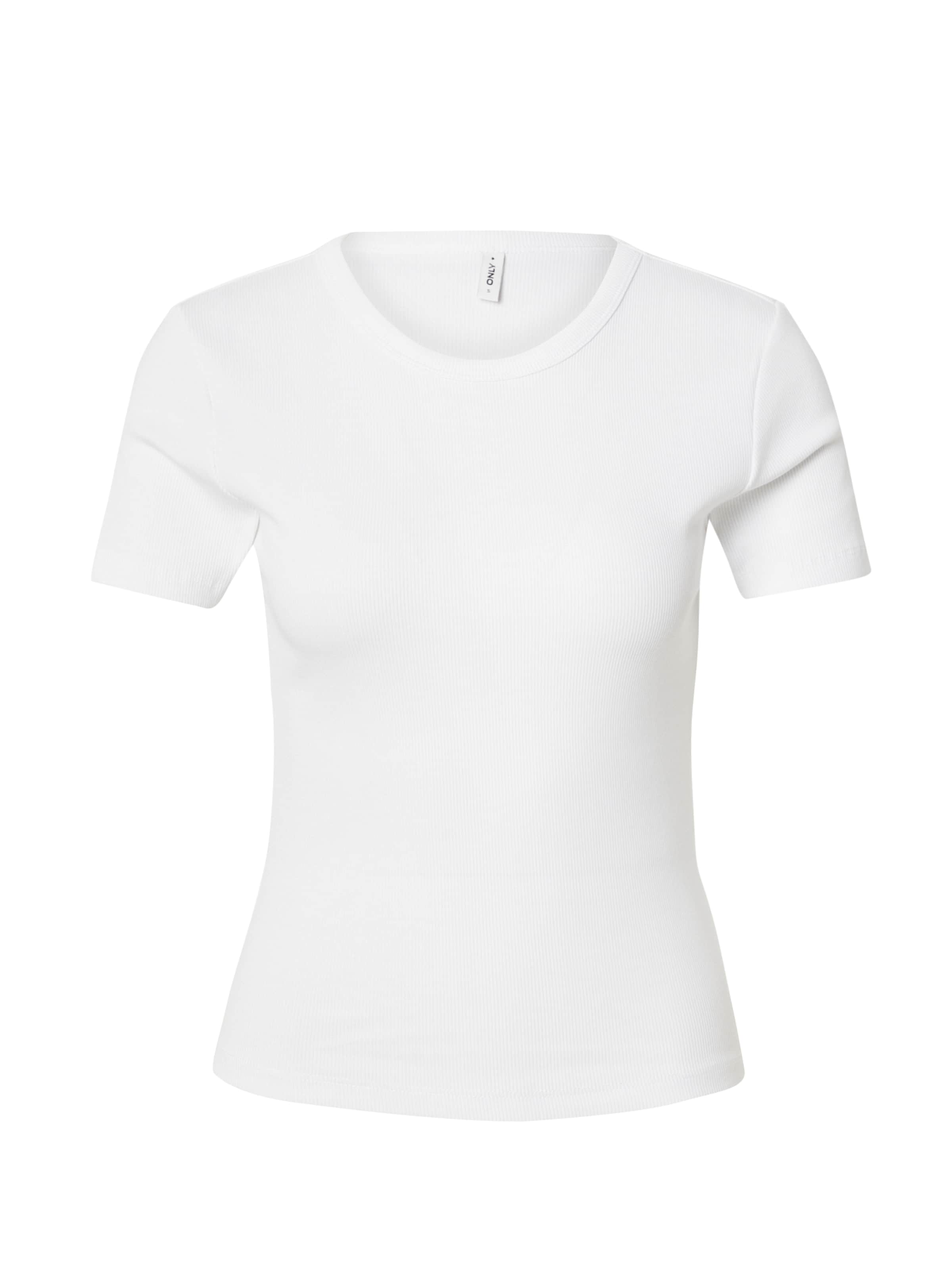 ONLY Koszulka 'ONLVAL' w kolorze biały: przód