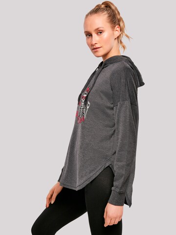 Sweat-shirt 'Anti Valentinstag Roses are red' F4NT4STIC en gris