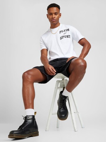 T-Shirt Plein Sport en blanc