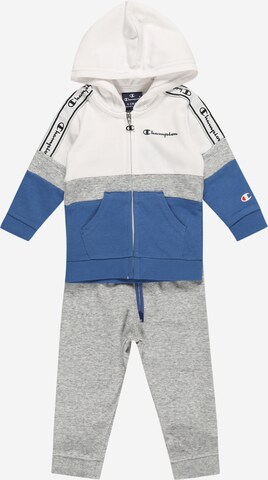Champion Authentic Athletic Apparel Sweatsuit in White: front