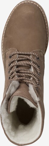 TAMARIS Lace-Up Ankle Boots in Grey